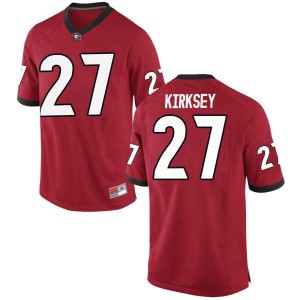 #27 Austin Kirksey UGA Bulldogs Men's Game University Jersey Red