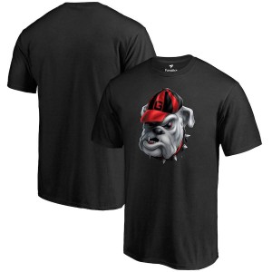 T-Shirt UGA Men's Midnight Mascot Stitched T-Shirts Black