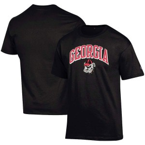 T-Shirt UGA Men's Champion Logo Arch Over Alumni T-Shirts Black