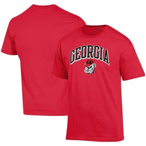 T-Shirt UGA Men's Champion Logo Arch Over High School T-Shirts Red