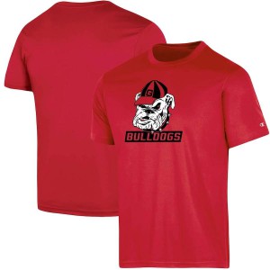 T-Shirt UGA Bulldogs Men's Champion Logo Impact NCAA T-Shirts Red