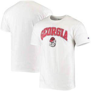 T-Shirt University of Georgia Men's Champion Classic Campus Alumni T-Shirt White