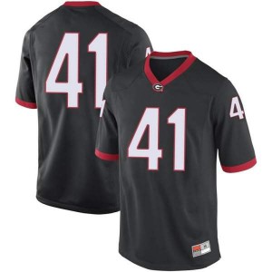 #41 Channing Tindall Georgia Men's Replica Stitched Jersey Black