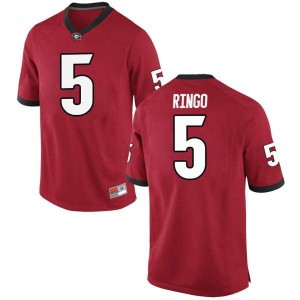 #5 Kelee Ringo Georgia Men's Game High School Jersey Red