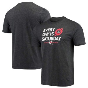 T-Shirt UGA Men's Life is Good Every Day is Saturday Cool Player T-Shirts Black