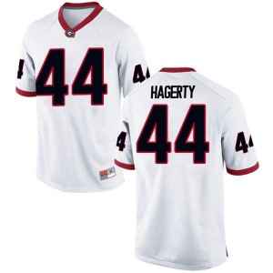 #94 Michael Hagerty University of Georgia Men's Replica College Jerseys White