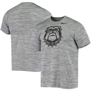 T-Shirt University of Georgia Men's Tonal Velocity Legend Performance College T-Shirts Gray