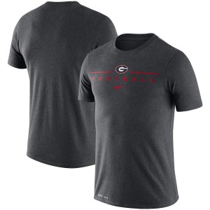T-Shirt UGA Men's Icon Word Performance College T-Shirt Heathered Charcoal