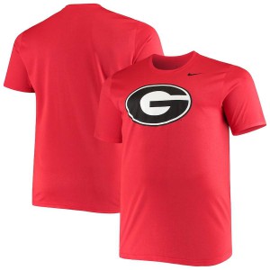 T-Shirt UGA Men's Big & Tall Legend Primary Performance Logo Stitched T-Shirt Red