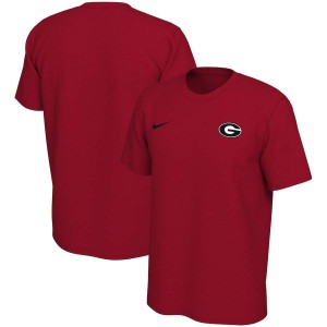 T-Shirt UGA Men's Left Chest Legend Performance Logo Player T-Shirts Red