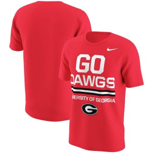 T-Shirt University of Georgia Men's Local Verbiage Performance Alumni T-Shirt Red