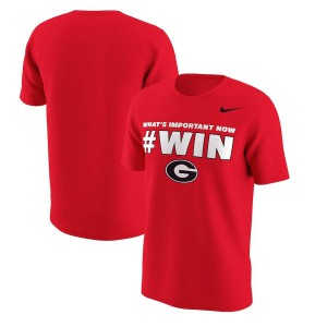 T-Shirt Georgia Bulldogs Men's Stitched T-Shirts Team Mantra Red