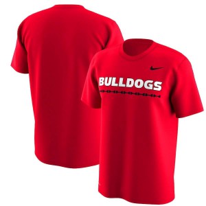 T-Shirt UGA Men's Week Zero Trainer Hook Performance Player T-Shirt Red