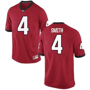 #4 Nolan Smith UGA Bulldogs Men's Replica Stitch Jerseys Red