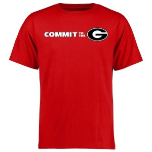 T-Shirt Georgia Bulldogs Men's Alternate One Logo High School T-Shirts Red