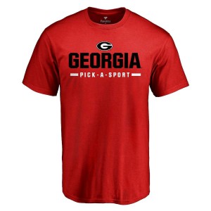 T-Shirt Georgia Men's Custom Sport Wordmark Alumni T-Shirt Red