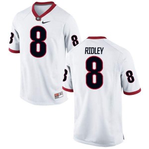 #8 Riley Ridley UGA Bulldogs Men's Game NCAA Jerseys White