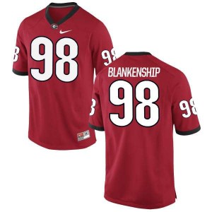 #98 Rodrigo Blankenship UGA Men's Authentic Stitched Jerseys Red