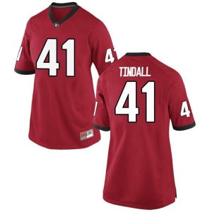 #41 Channing Tindall Georgia Women's Game Stitched Jersey Red