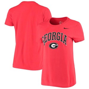 T-Shirt Georgia Bulldogs Women's Arch Performance Alumni T-Shirts Red