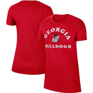 T-Shirt UGA Women's Marled Throwback Player T-Shirt Red