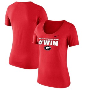 T-Shirt UGA Women's Stitched T-Shirt Team Mantra Red
