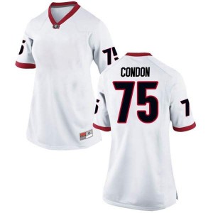 #75 Owen Condon UGA Women's Replica College Jersey White
