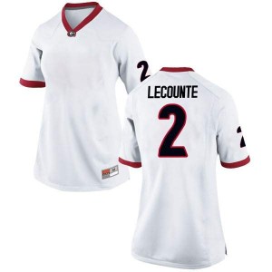 #2 Richard LeCounte UGA Women's Game Official Jersey White