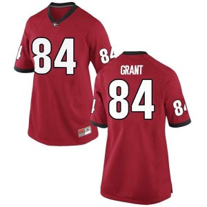 #84 Walter Grant UGA Bulldogs Women's Game Official Jersey Red