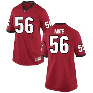 #56 William Mote Georgia Women's Game Player Jerseys Red