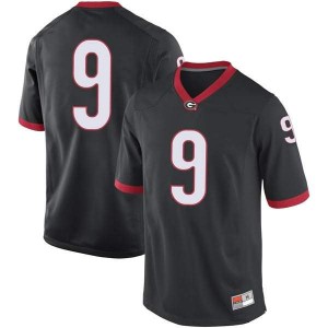 #9 Ameer Speed UGA Youth Game Official Jersey Black