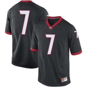 #7 D'Andre Swift UGA Youth Game Official Jerseys Black