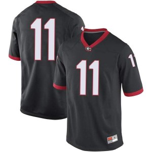 #11 Jake Fromm University of Georgia Youth Replica Official Jersey Black