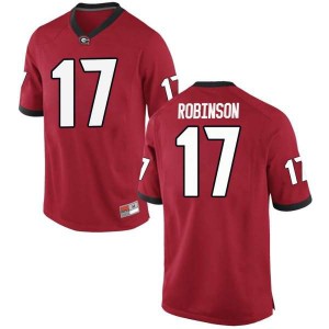 #17 Justin Robinson UGA Bulldogs Youth Replica Official Jersey Red