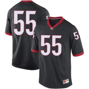 #55 Miles Miccichi University of Georgia Youth Replica Embroidery Jersey Black