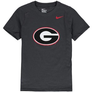 T-Shirt Georgia Bulldogs Youth Cotton Anthracite Logo Football T-Shirts Black
