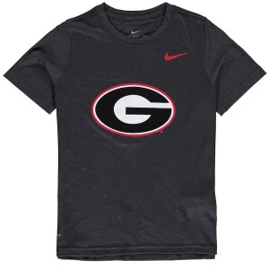 T-Shirt Georgia Bulldogs Youth Logo Legend Performance Alumni T-Shirts Anthracite