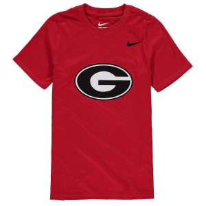 T-Shirt UGA Bulldogs Youth Cotton Logo Football T-Shirt Red