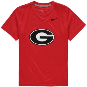 T-Shirt Georgia Bulldogs Youth Logo Legend Dri-FIT Stitch T-Shirts Red