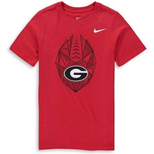 T-Shirt UGA Bulldogs Youth NCAA T-Shirts Team Red Icon