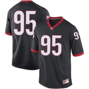 #95 Noah Chumley UGA Youth Game Stitched Jerseys Black