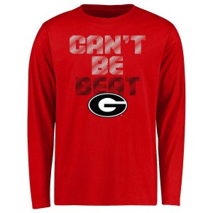 T-Shirt University of Georgia Youth Can't Be Beat Long Sleeve High School T-Shirt Red