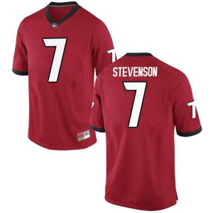 #7 Tyrique Stevenson UGA Youth Game Embroidery Jerseys Red