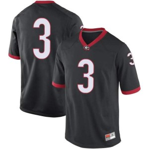 #3 Tyson Campbell UGA Youth Game College Jerseys Black